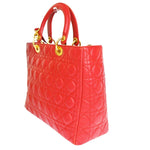Christian Dior Vintage Lady Dior Bag Cannage Quilt Lambskin Medium - image 4