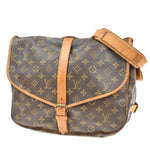 Louis Vuitton Saumur Handbag Monogram Canvas 35 - image 2