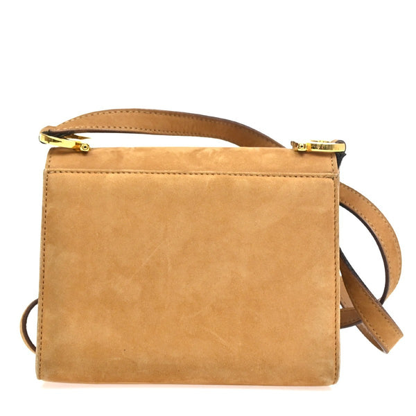 Salvatore Ferragamo Gancini Shoulder Bag Suede
