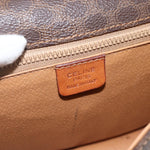 Celine Vintage Macadam Shoulder Bag Canvas and Leather - image 7