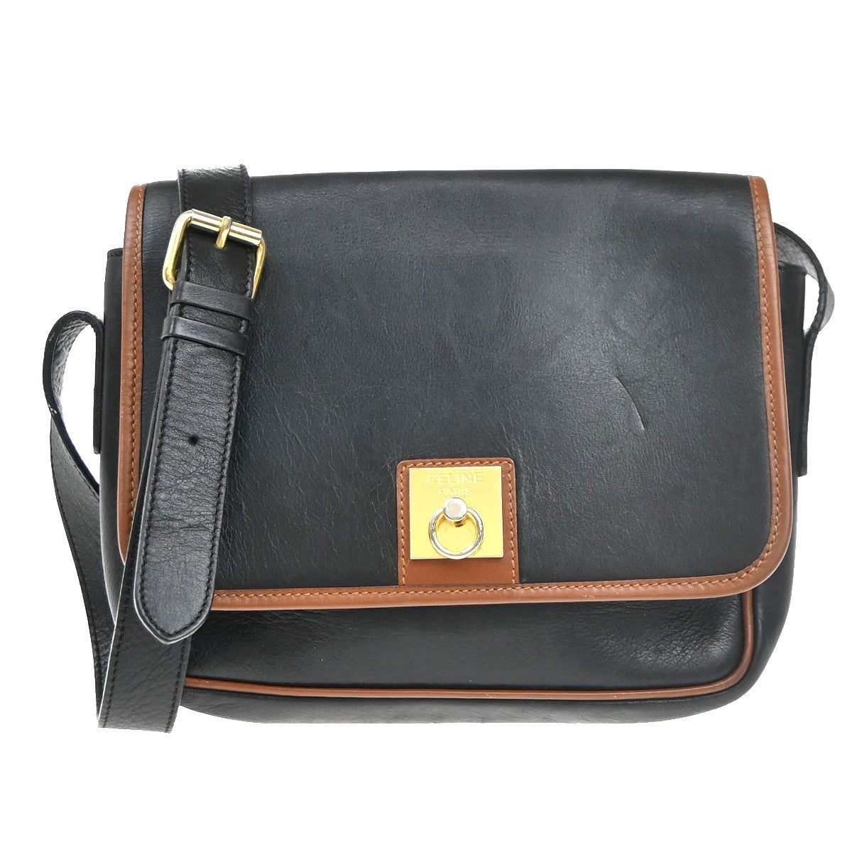 Celine Vintage Shoulder Bag Leather - image 1