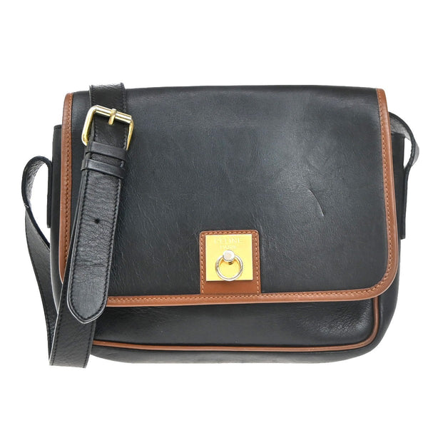 Celine Vintage Shoulder Bag Leather - image 1