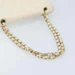 Chanel Vintage Punched Edge Classic Single Flap Bag Quilted Lambskin Medium - image 8
