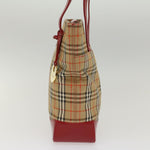 Burberry Nova Check Tote Nylon and Leather - image 3