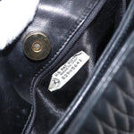 Bally Vintage Chain Shoulder Bag Quilted Leather - image 7