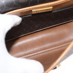 Christian Dior Vintage Honeycomb Shoulder Bag Canvas and Leather - image 5