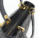 Christian Dior Vintage Lady Dior Bag Cannage Quilt Lambskin Medium - image 17