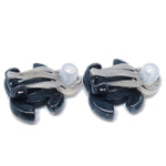 Chanel CC Clip-On Earrings Metal with Crystal - image 2