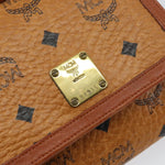 MCM Visetos Shoulder bag Canvas and Leather - image 6