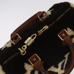 Louis Vuitton Speedy Bandouliere Bag Monogram Giant Teddy Fleece 25 - image 13