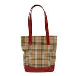Burberry Nova Check Tote Nylon and Leather - image 2
