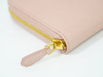 Prada Bow Zip Around Wallet Saffiano Leather Long - image 6