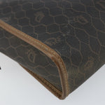 Christian Dior Vintage Honeycomb Zip Pouch Canvas and Leather - image 9