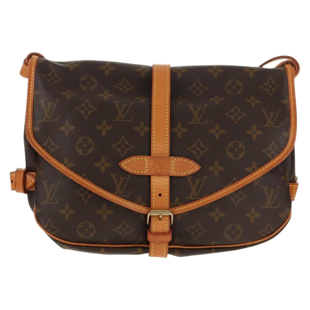 Louis Vuitton Saumur Handbag Monogram Canvas 30 - image 1