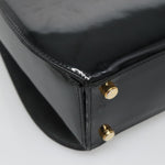 Salvatore Ferragamo Gancini handbag Patent leather - image 11