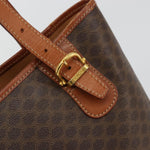 Celine Vintage Macadam Tote bag Canvas and Leather - image 15