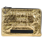 Chanel Feminine Pouch Crinkled Leather Large - image 1