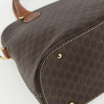 Celine Vintage Macadam Handbag Canvas and Leather - image 12