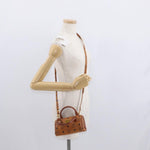 MCM Visetos Handbag Canvas and Leather - image 12