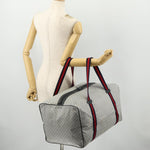 Gucci Web Trim Weekend Duffle Bag GG Coated Canvas Medium - image 14