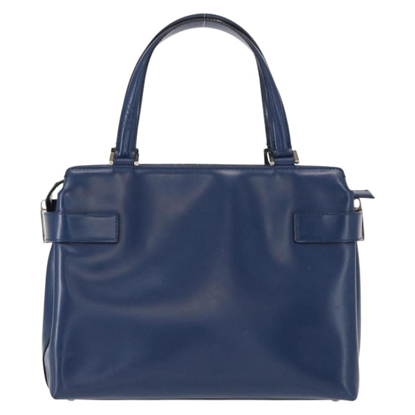 Salvatore Ferragamo Double Gancini Side Buckle Tote Leather Medium