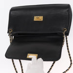 Chanel Chocolate Bar Accordion Reissue Flap Bag Quilted Lambskin East West - image 18