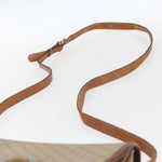 Celine Vintage Macadam Circle Logo Shoulder Bag Canvas and Leather - image 15