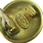 Chanel CC Button Clip-On Earrings Metal - image 5