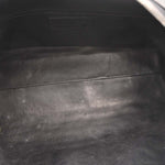 Chanel Embossed Logo Bowler Bag Quilted Caviar Small - image 3