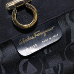 Salvatore Ferragamo Gancini Chain Shoulder Bag Suede - image 6