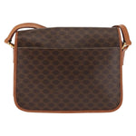 Celine Vintage Macadam Circle Logo Shoulder Bag Canvas and Leather - image 2