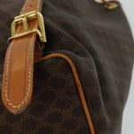 Celine Vintage Macadam Backpack Canvas and Leather - image 9