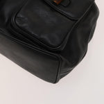 Gucci Vintage Bamboo Backpack Leather - image 9