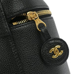 Chanel Vintage Timeless Cosmetic Case Caviar Small - image 8
