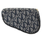 Christian Dior Saddle Zip Pouch Diorissimo Canvas - image 2