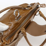 Salvatore Ferragamo Gancini handbag Patent leather - image 16