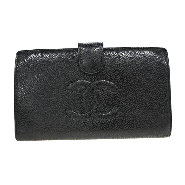 Chanel Timeless CC French Wallet Caviar Long - image 1