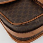 Celine Vintage Macadam Shoulder Bag Canvas and Leather - image 9