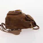 Gucci Gucci bamboo backpack daim mini - image 3