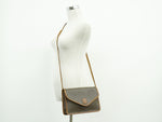 Celine Vintage Macadam Shoulder Bag Canvas and Leather - image 10