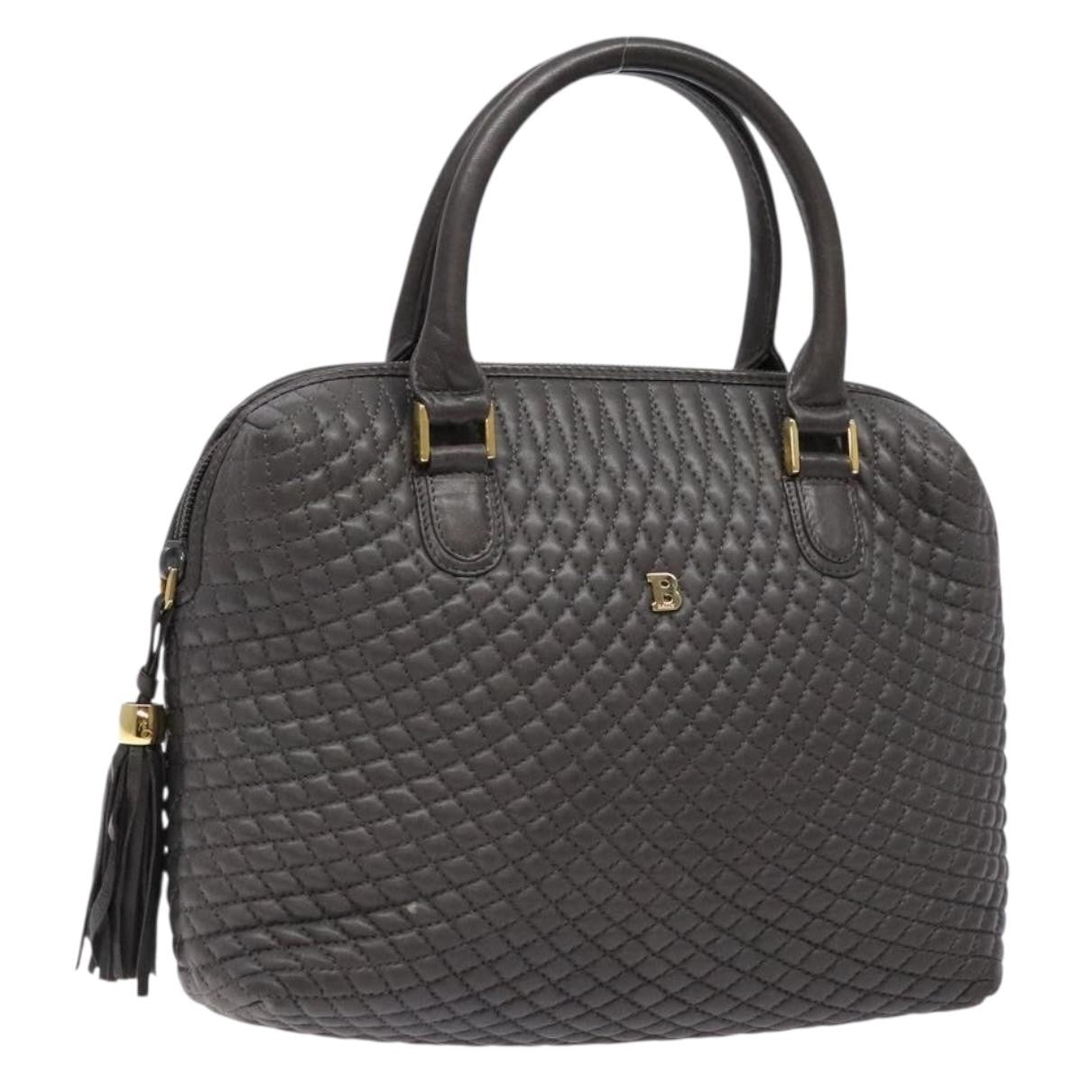 Bally Vintage Handbag Quilted Leather - image 1