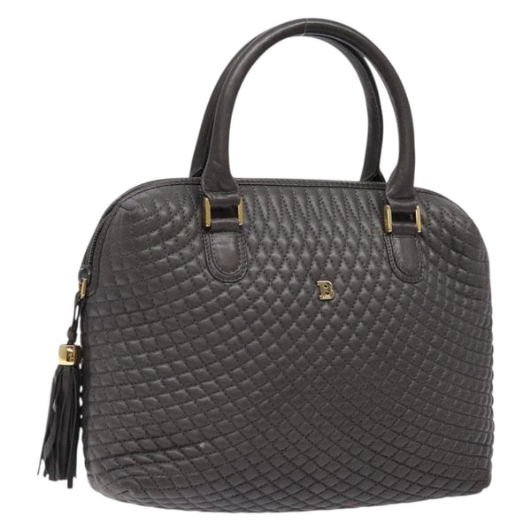 Bally Vintage Handbag Quilted Leather - image 1