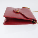Christian Dior Vintage CD Chain Flap Shoulder Bag Leather - image 3