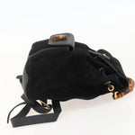 Gucci Gucci bamboo backpack daim mini - image 4