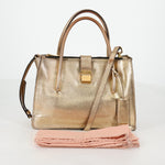 Miu Miu Madras Convertible Compartment Tote Leather Medium - image 14