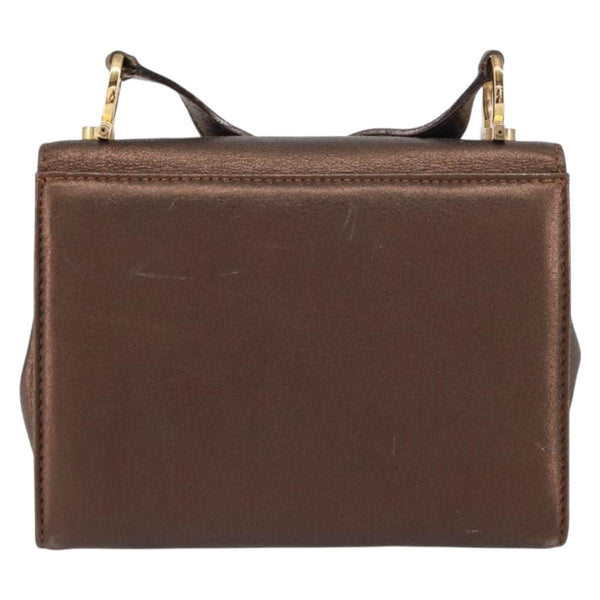 Salvatore Ferragamo Gancini Shoulder Bag Leather