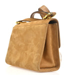 Salvatore Ferragamo Gancini Shoulder Bag Suede - image 4