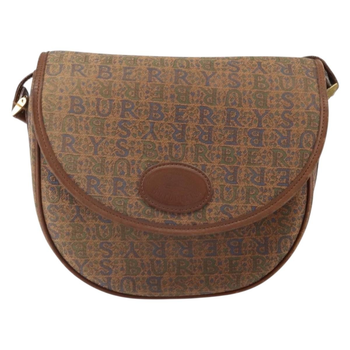 Burberry Flap Shoulder Bag Canvas - image 1