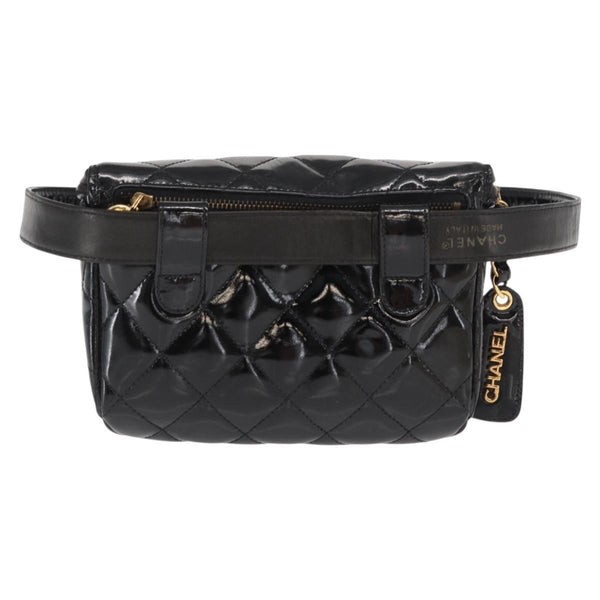 Chanel Vintage Zip Belt Bag Quilted Lambskin Small