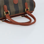 Fendi Vintage Pequin Convertible Boston Bag Coated Canvas Mini - image 8